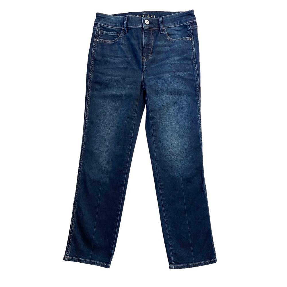 WHBM Straight Crop Denim Jeans Blue Size 2 White House Black Market